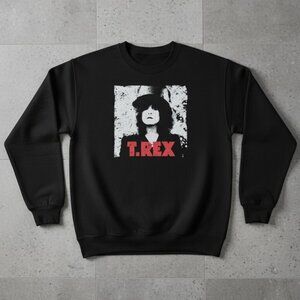 Vintage T. Rex Glam Rock Sweatshirt – Retro Marc Bolan Inspired Band Graphic